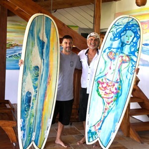 Misael Surf Board Art